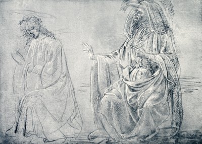 Figure Study by Domenico school of Ghirlandaio