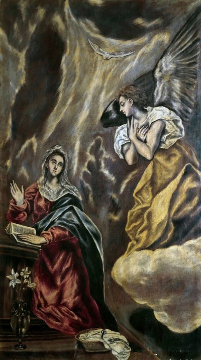 The Annunciation by Dominico El Greco