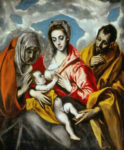 The Holy Family, 1595 by Dominico El Greco