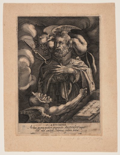 Saint Anthony by Dominicus Custos