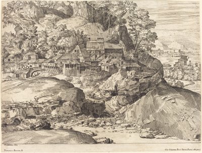 Landscape with a Mill, c. 1650 by Dominique Barriere