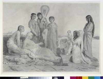 Moses Saves Water by Dominique Louis Papety