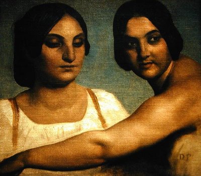 Two Italian Women by Dominique Louis Papety