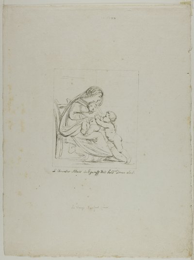 Seated Virgin by Dominique Vivant Denon