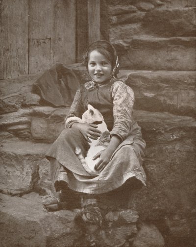 Two Little Swiss Villagers at Hospenthal by Donald McLeish