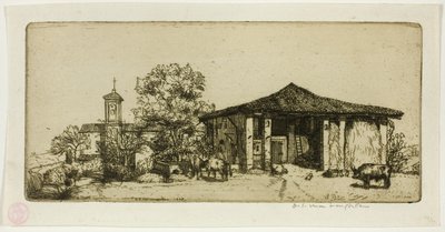 A Tuscan Farm by Donald Shaw MacLaughlan