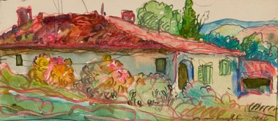 Farm near Albi by Donald Shaw MacLaughlan