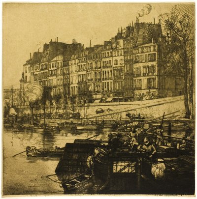 The City, Paris by Donald Shaw MacLaughlan