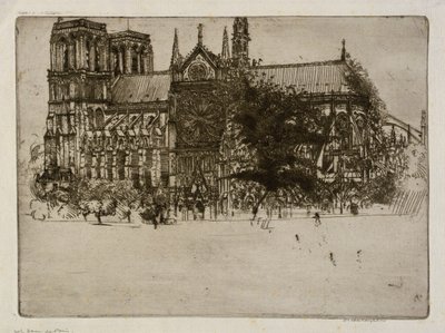 Notre-Dame de Paris by Donald Shaw MacLaughlan
