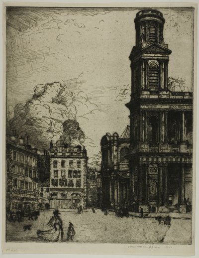 Saint Sulpice, Paris: La Grande Tour by Donald Shaw MacLaughlan