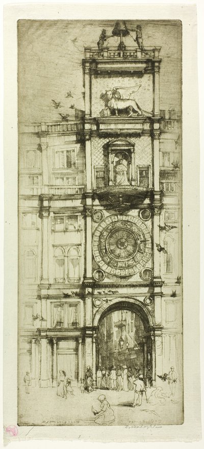 The Clock Tower, Venice by Donald Shaw MacLaughlan