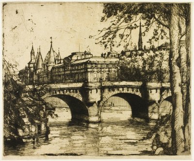 The Conciergerie, Paris by Donald Shaw MacLaughlan