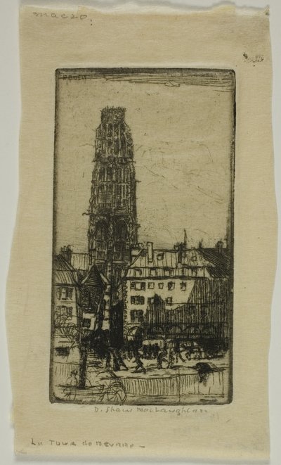 Tour de Beurre, Rouen by Donald Shaw MacLaughlan