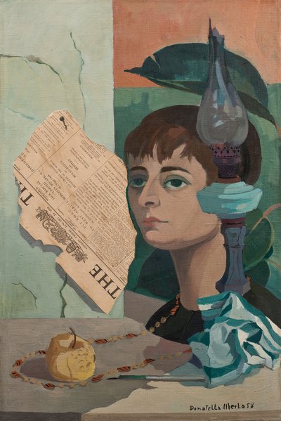 Self-portrait by Donatella Merlo