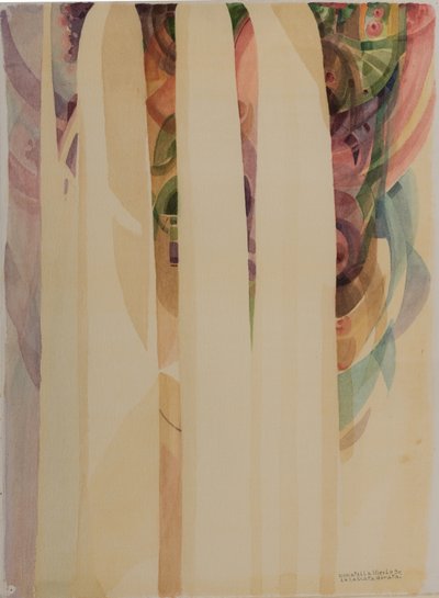 The Golden Waterfall by Donatella Merlo