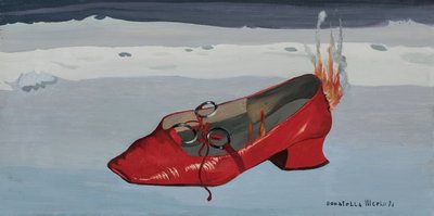 The red slipper by Donatella Merlo