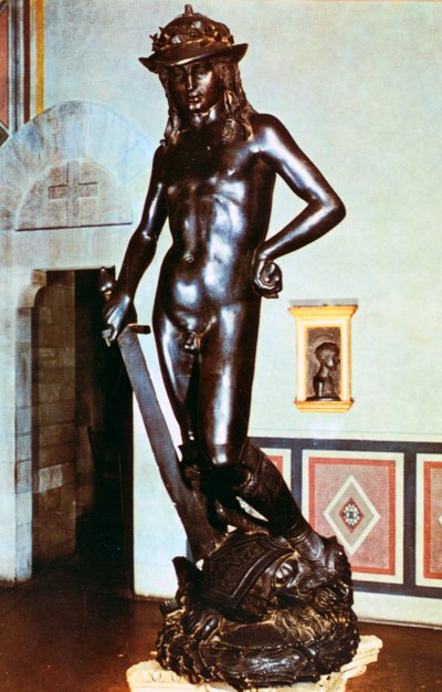 Bronze statue of David, c1430-1440 by Donatello