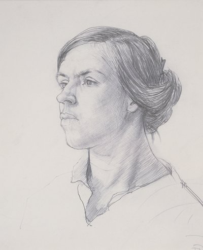 Head of a Young Woman by Dora Carrington