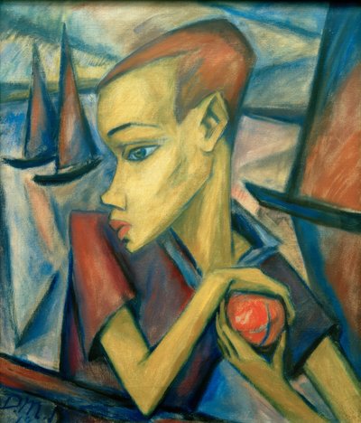 Boy with Red Ball by Dorothea Mätzel Johannsen