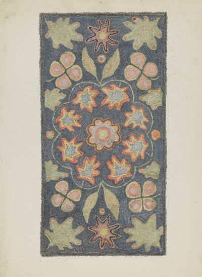 Hooked Rug by Dorothy Lacey