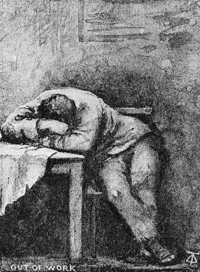 Out of Work, 1890 by Dorothy Stanley