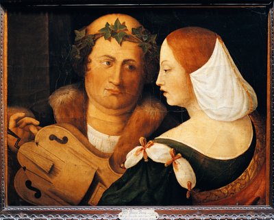 Court Poet and Wife by Dosso Dossi
