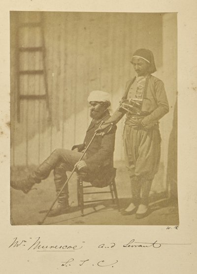 Mr. Murescoe and Servant, L.T.C. by Dr. William Robertson