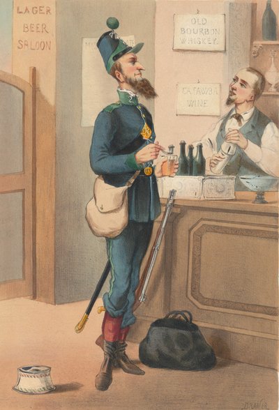 United States of America - Foot Hunters, 1865 by Draner