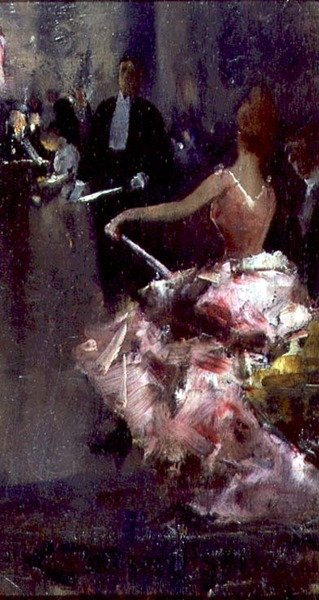 Cafe Scene by Dudley Hardy