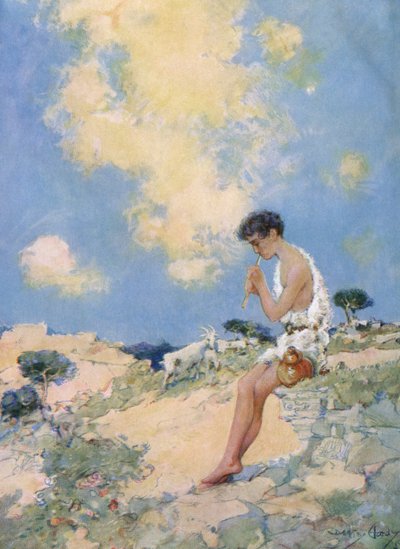 The Little Goatherd by Dudley Hardy