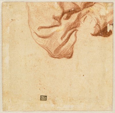 Drapery Study (verso) by Dutch 17th Century