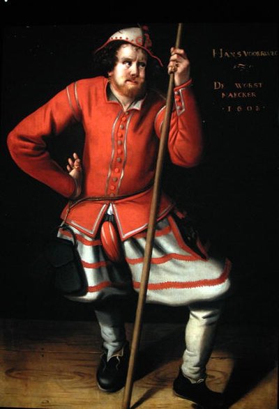 The Sausage Maker by Dutch School