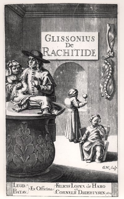 Francis Glisson (1597-1677) published in Leiden, 1671 by Dutch School