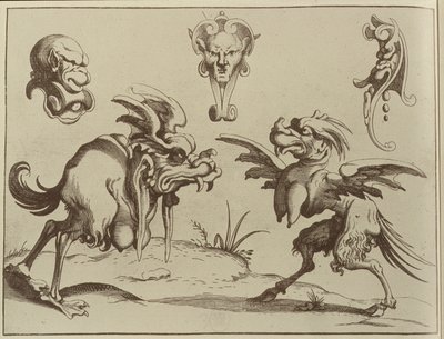 Grotesques by Dutch School