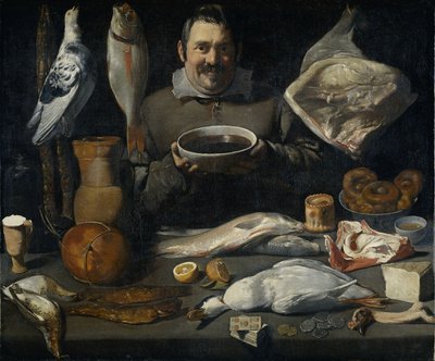 Kitchen Scene by Dutch School