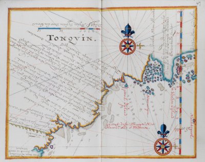 Map of Tonquin, China by Dutch School