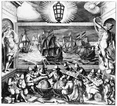 The Light of Navigation, 1608 by Dutch School