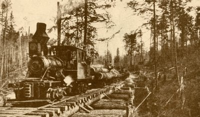 A Logging Railway, British Columbia by ENA