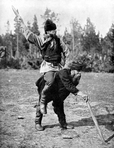 Finns Playing Kykka, the National Game by ENA
