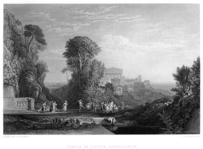 Temple of Jupiter Panhellenius by E. Challis