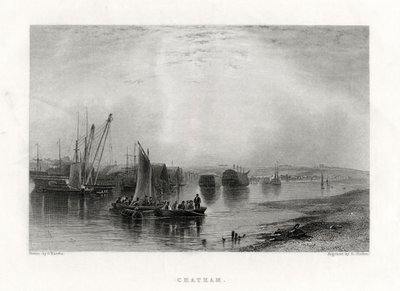 Chatham, Kent by E. Finden