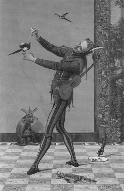 The Jester, 1869 by E. Mohn