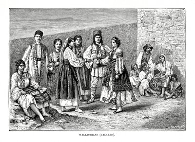 Wallachians, 1879 by Etienne Antoine Eugene Ronjat