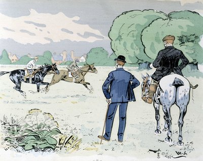 Horse riding by E. Thelem
