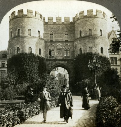 Roman City Gates, Cologne, Germany by E. W. Kelley