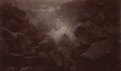 Crater of Volcano, Quetzaltenango-Guatemala by Eadweard Muybridge
