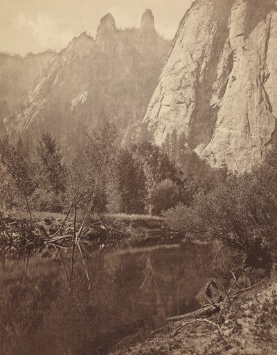 Cathedral Spires, Valley of the Yosemite by Eadweard Muybridge