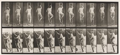 Plate 111. Ascending Ladder by Eadweard Muybridge