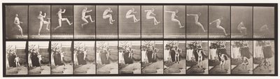 Jumping; Running Broad Jump (Shoes) by Eadweard Muybridge