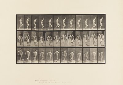 Hopping on Right Foot by Eadweard Muybridge
